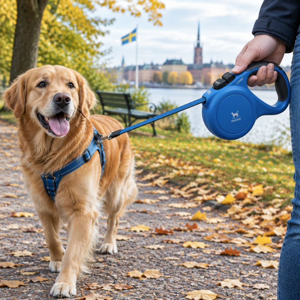 Automatic Retractable Dog Leash - Dual Size Options with Brake & Lock Safety System